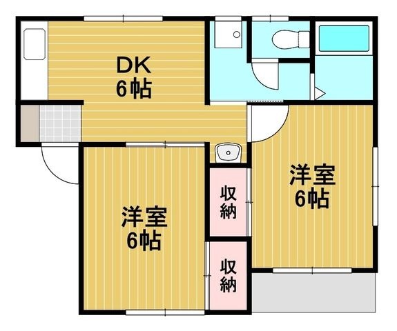 拡大写真:糸島市前原南1丁目 1階2の間取り