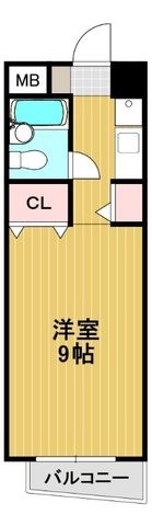 拡大写真:福岡市東区下原1丁目 1階102の間取り