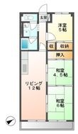 可児市下恵土の間取図