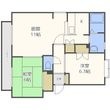 パークハイツEの間取図