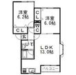札幌市北区新琴似十条３丁目の間取図