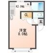写真:ワイズあいの里 2階203の間取図