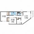 フランシーズ北10条の間取図