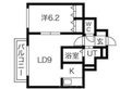 札幌市東区北十六条東1丁目の間取図
