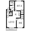 パールハイム40の間取図
