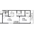 Cheval北10条の間取図
