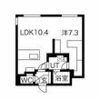 札幌市北区北二十一条西2丁目の間取図