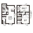 セレーサBの間取図