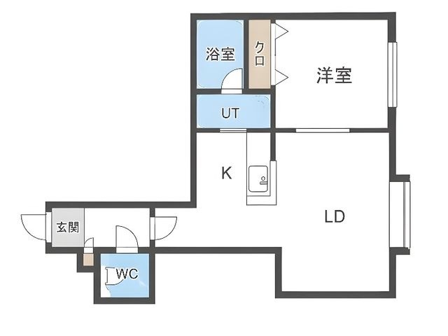 拡大写真:アレンダール壱番館 3階302の間取り