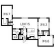 レブニーズ ザ・レジデンス 宮の森の間取図