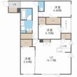 アルファスクエアS17の間取図