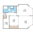 カルチェド札幌の間取図