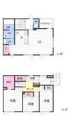 Leafy Foret B棟の間取図
