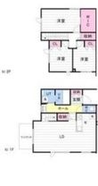 Leafy Foret B棟の間取図