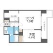 レジディア札幌駅前の間取図