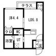 Granmode山鼻の間取図