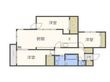 ヴォーネン山鼻WESTの間取図