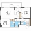レジディア円山北五条の間取図