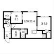 ラグランジュ円山の間取図
