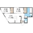 ラグランジュ円山の間取図