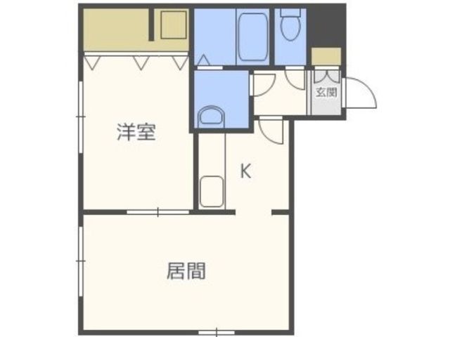 拡大写真:アビタ219 4階403の間取り