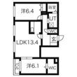 フジパークサイド山鼻の間取図