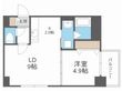 COM’S RESIDENCE 鳥居前の間取図