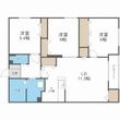 ニューロイヤル山鼻の間取図