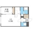 ライトベル南9条の間取図