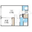 ライトベル南9条の間取図