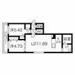 シティレジデンス南9条の間取図