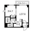 GARE89(ガレハチキュウ)の間取図