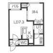 アズールⅥの間取図