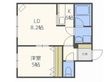 ポーザ琴似の間取図