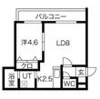 フォースアベニュー琴似の間取図