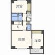 グランメールアサヒⅡの間取図