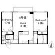 Augusta伏見の間取図