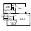 SCHAR大通西の間取図