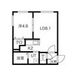 Grandee NS6(グランディー西線6条) の間取図