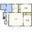 ベルリード西町C棟の間取図