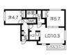 ブランシャール発寒の間取図