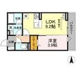 D-room東深津の間取図