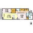 D-room東深津の間取図