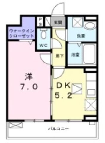 拡大写真:大阪市住之江区北加賀屋1丁目 1階102の間取り