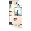 エグゼ阿倍野の間取図