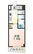 グランディール阪南町Ⅲ番館の間取図