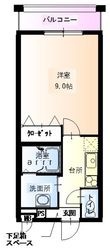 写真：フジパレス新深江Ⅲ番館3階の間取図