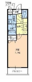 フジパレスパルトネールさとのⅠ番館の間取図