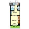 クレイドル西田辺の間取図