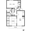 松原市田井城4丁目の間取図